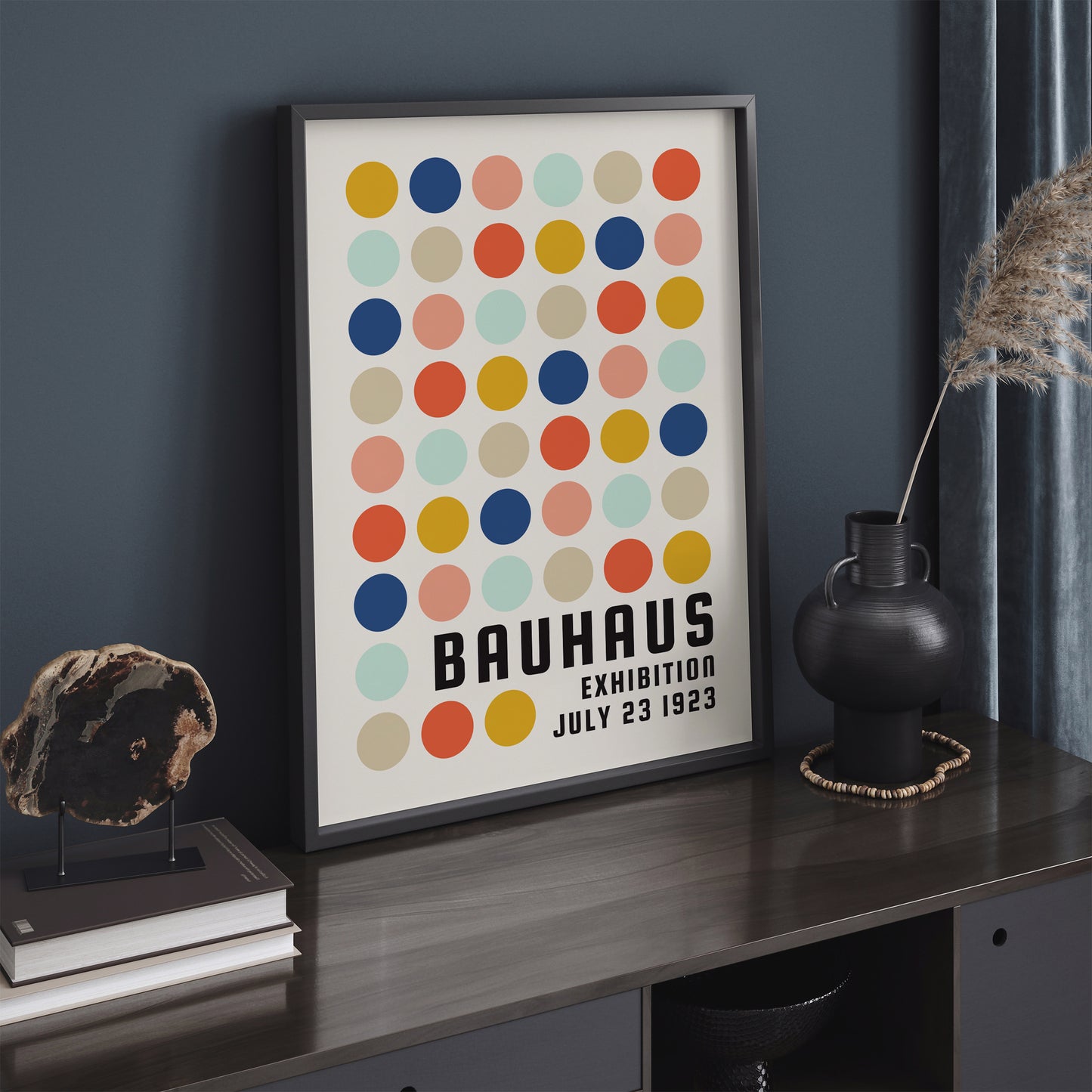 Bauhaus Exhibition Dots Poster