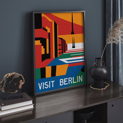 Visit Berlin Bauhaus Wall Art