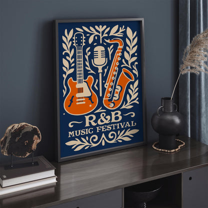 R&B Music Festival Poster