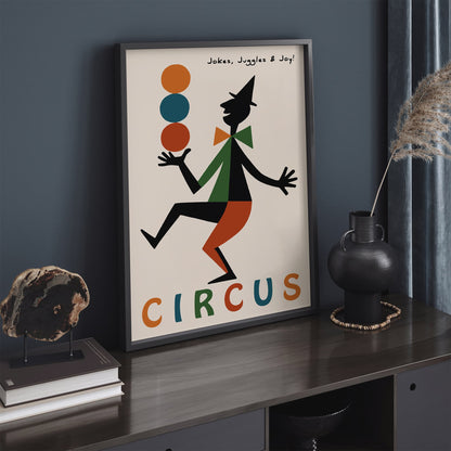 Vintage Circus Print - Retro Entertainment Poster