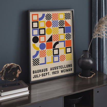 Bauhaus Geometric Poster 1923