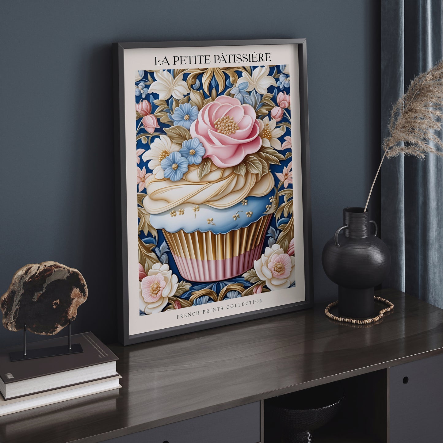 Elegant La Petite Pâtissière Artwork - Vintage Bakery Poster