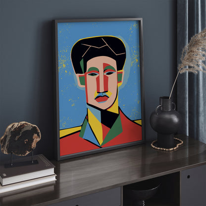 Cubism Portrait Reproduction Poster