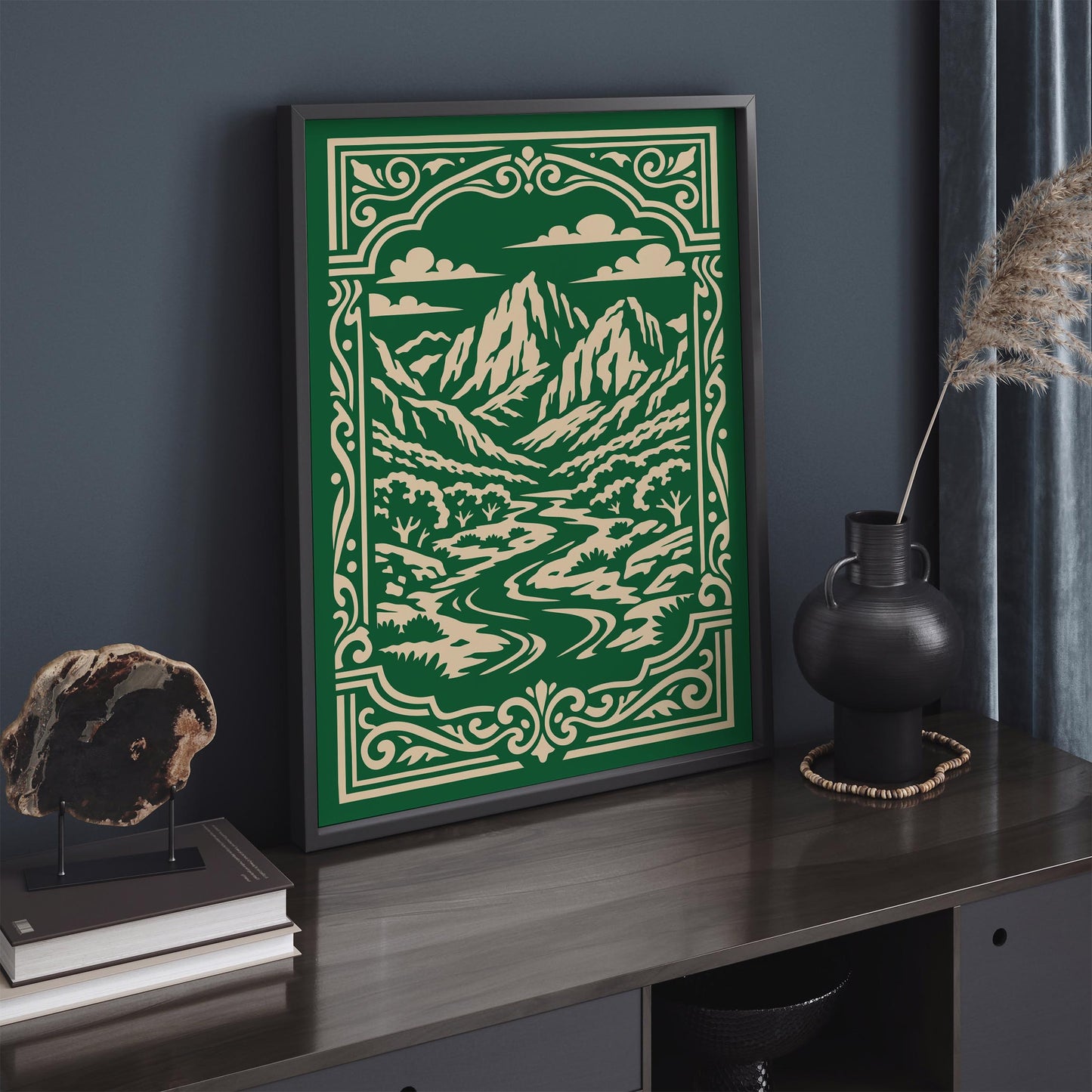 Green Zion National Park Poster