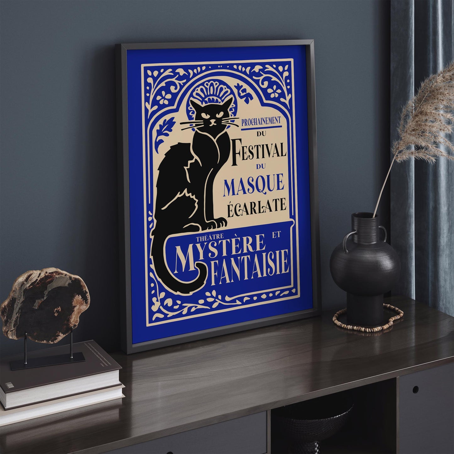 Festival du Masque Vintage Theatre Poster