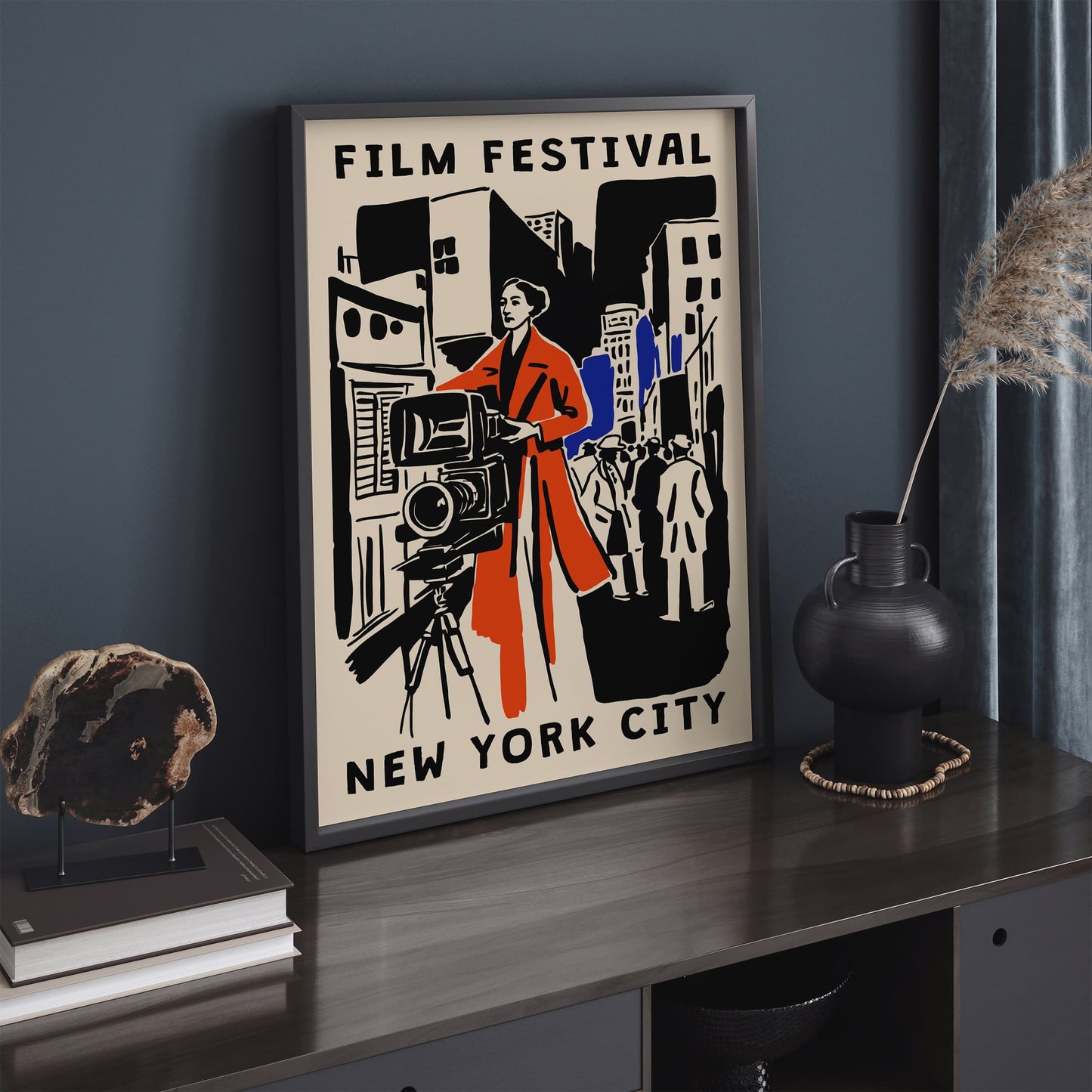New York Film Festival Poster – Retro Design