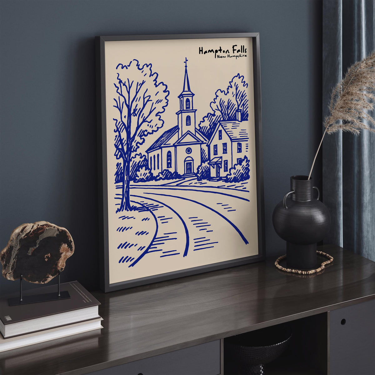Hampton Falls New Hampshire Travel Poster
