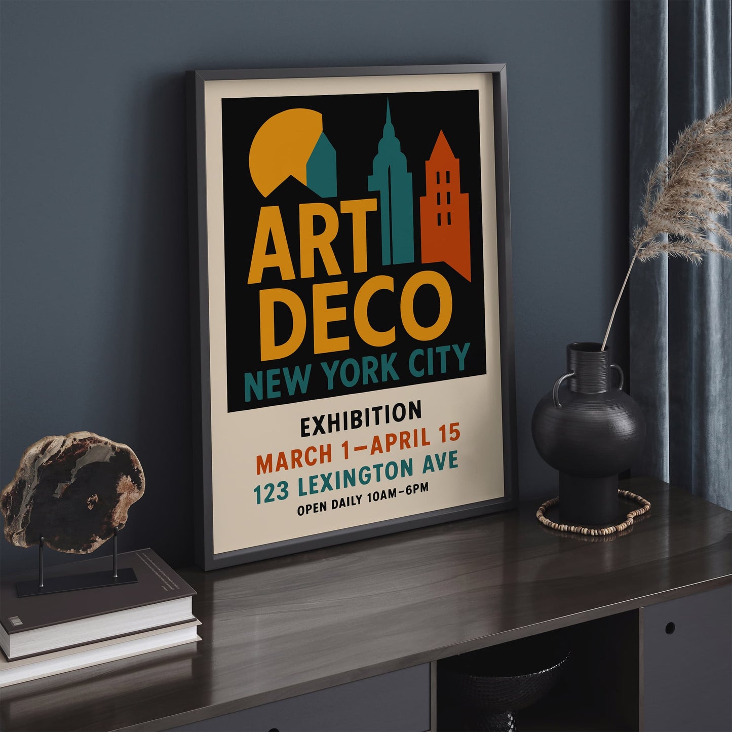 Art Deco Exhibition Vintage Poster