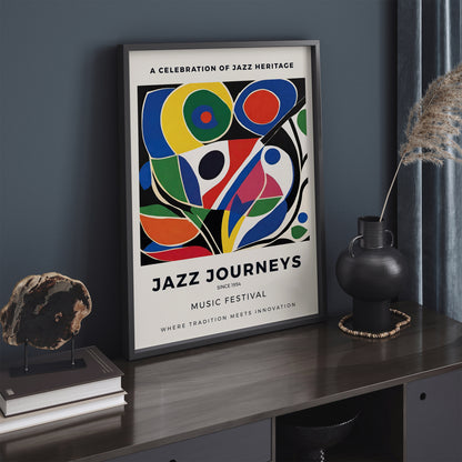 Jazz Journeys Music Festival Art Print