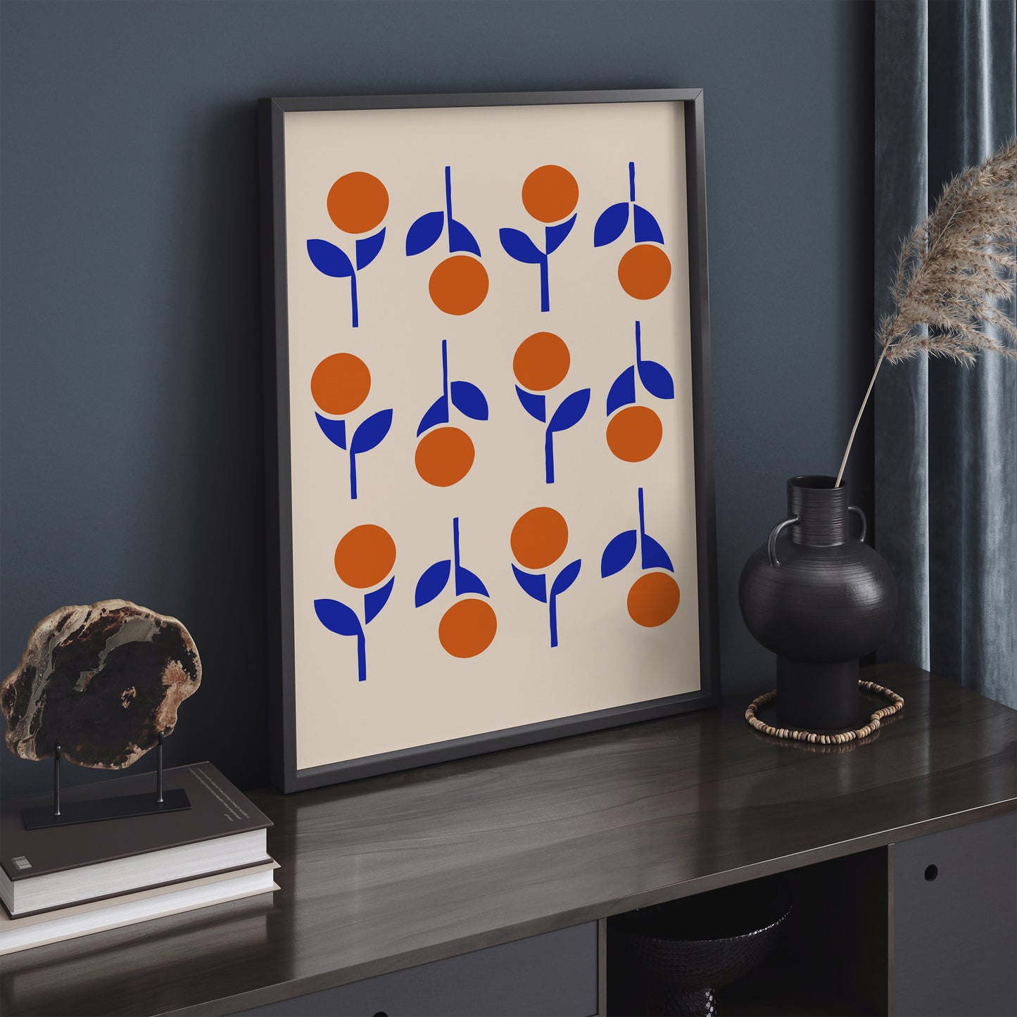 Modern Minimalist Flowers Print