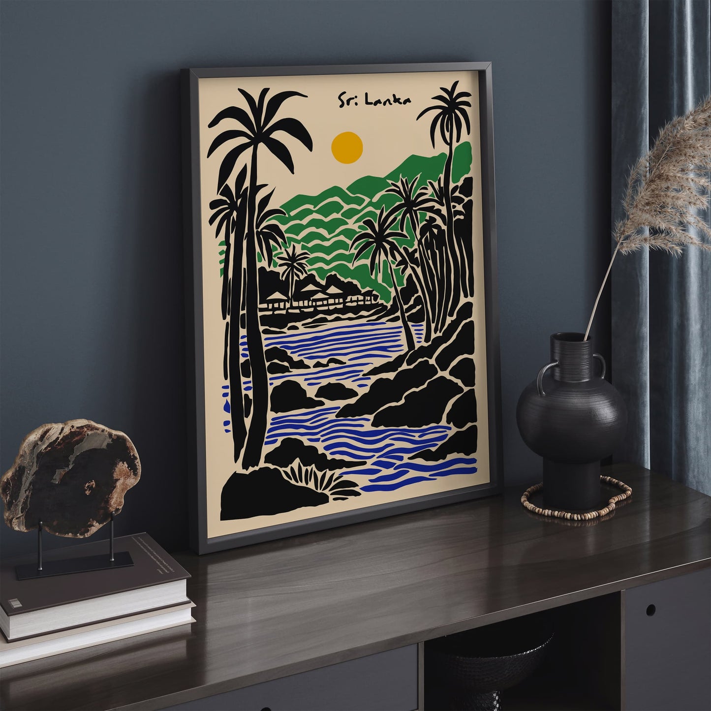 Sri Lanka Beach Landscape Poster