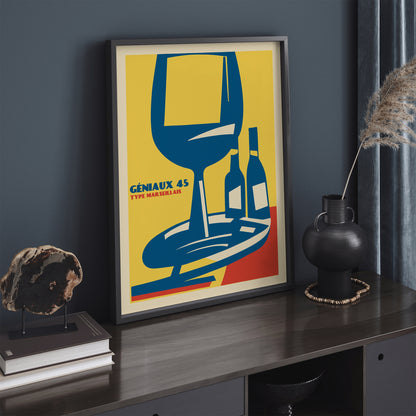 French Wine Vintage Wall Art Poster