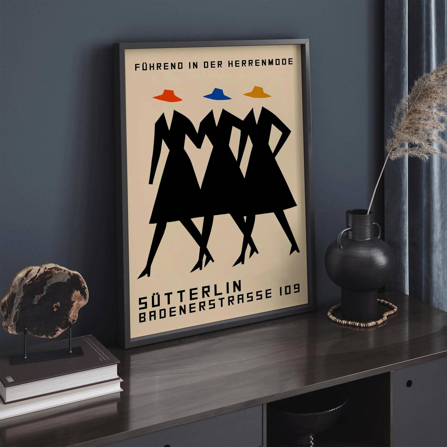 German Vintage Fashion Poster