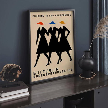 German Vintage Fashion Poster