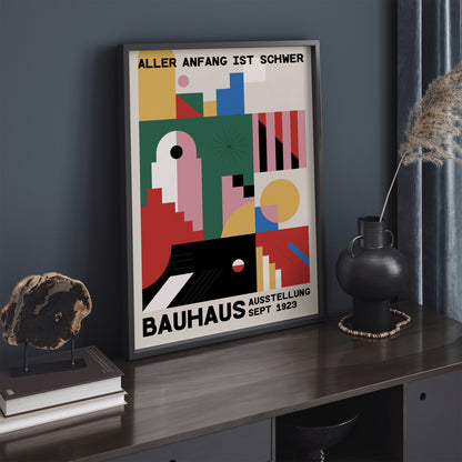 Bauhaus Ausstellung 1923 Retro Poster