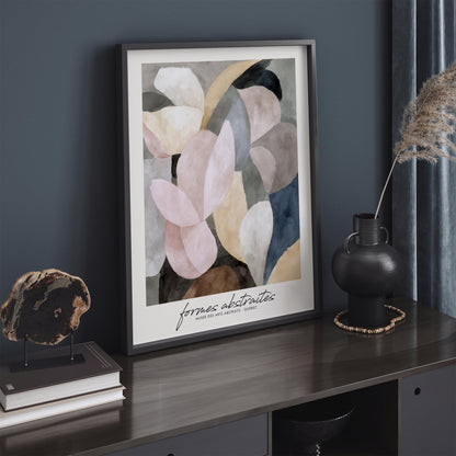 Formes Abstraites Quebec Canada Poster