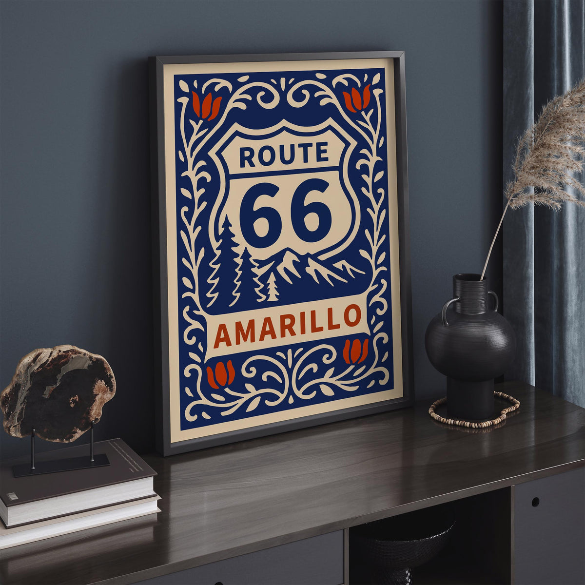 Amarillo Route 66 Travel Poster
