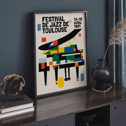 1991 Festival De Jazz De Toulouse Poster