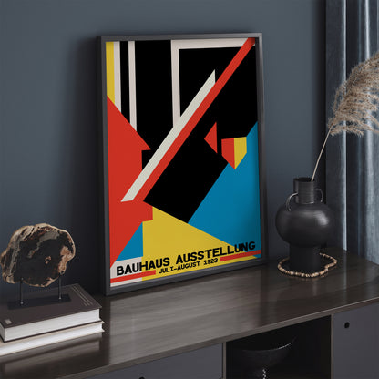 Retro Geometric Bauhaus Poster