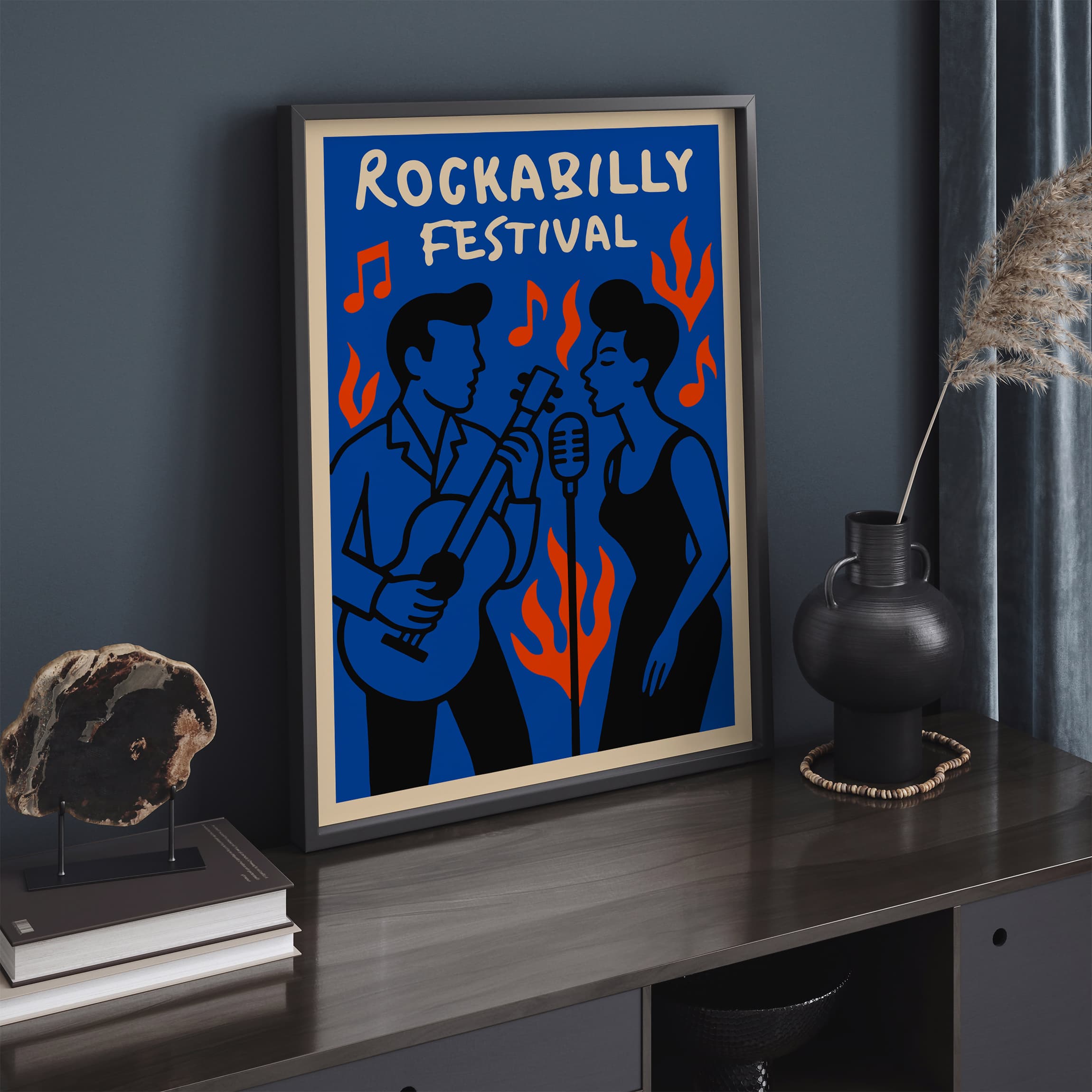 Rockabilly Festival Music Poster – HypeSheriff
