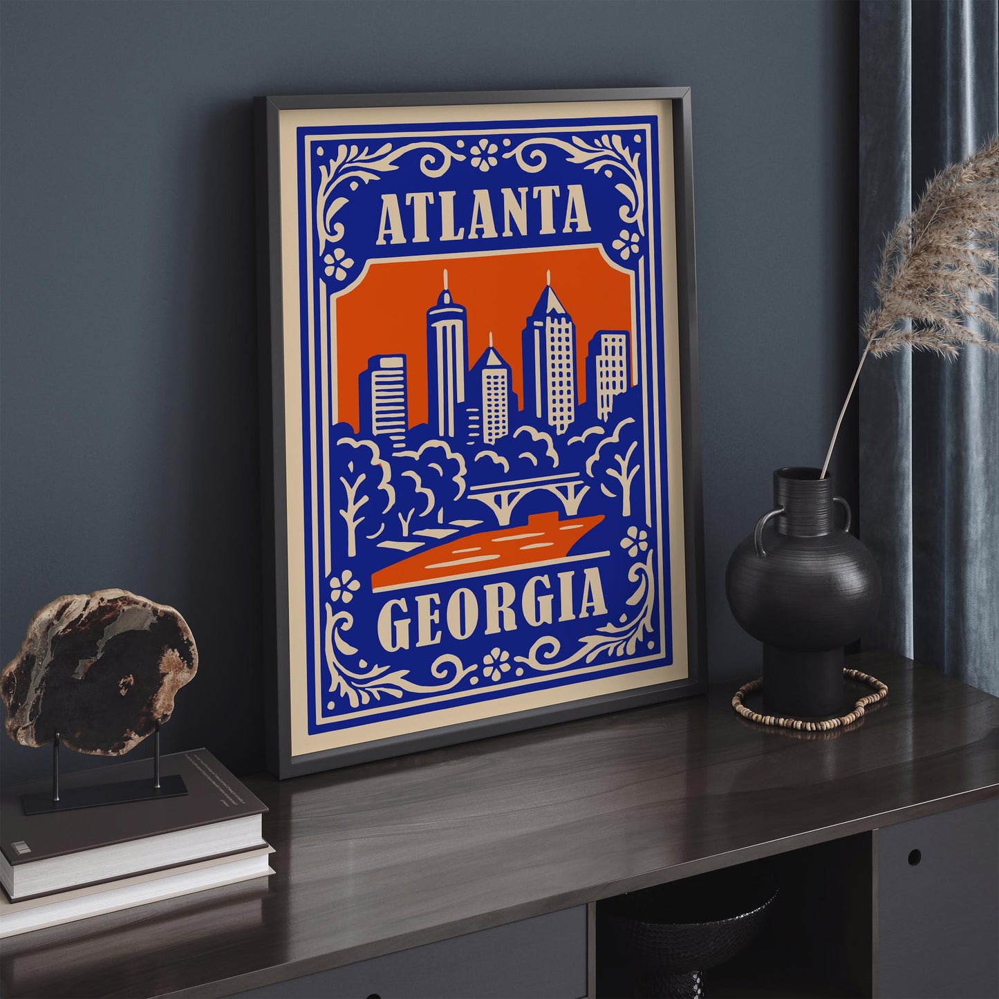Atlanta Georgia Poster - Georgia Cityscape Wall Art