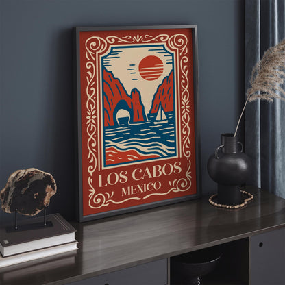 Los Cabos Mexico Travel Poster