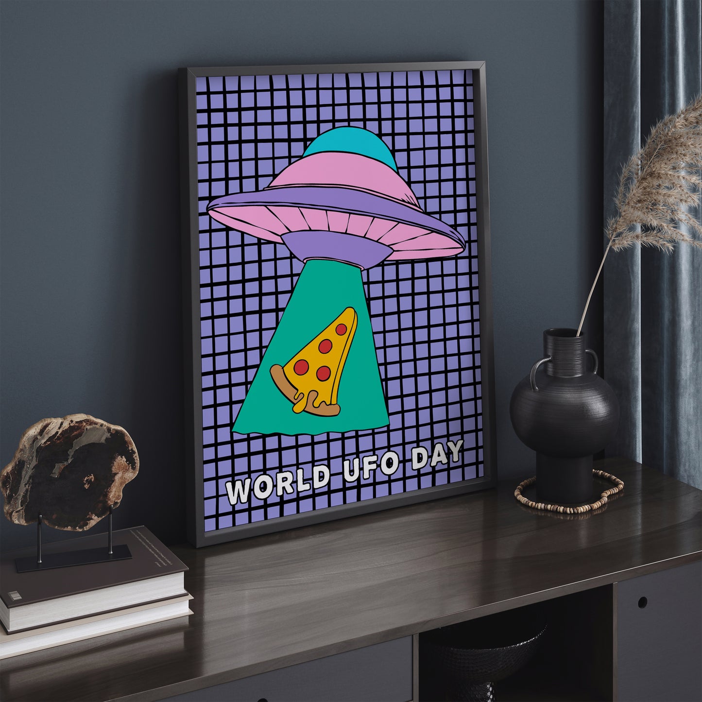 World UFO Day Cute Poster