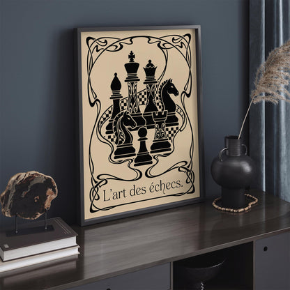 Vintage Chess Poster
