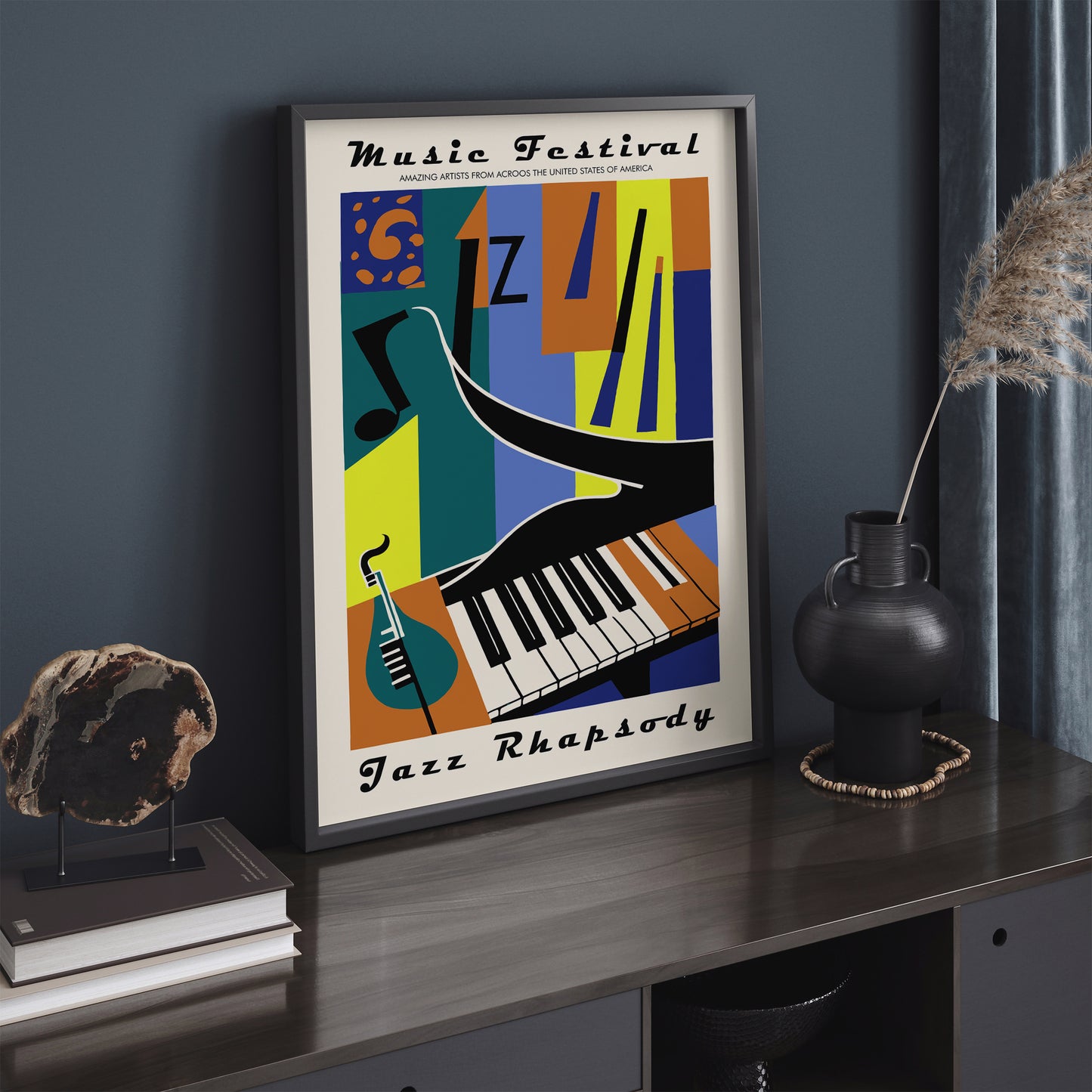 American Music Festival Art Print 2025