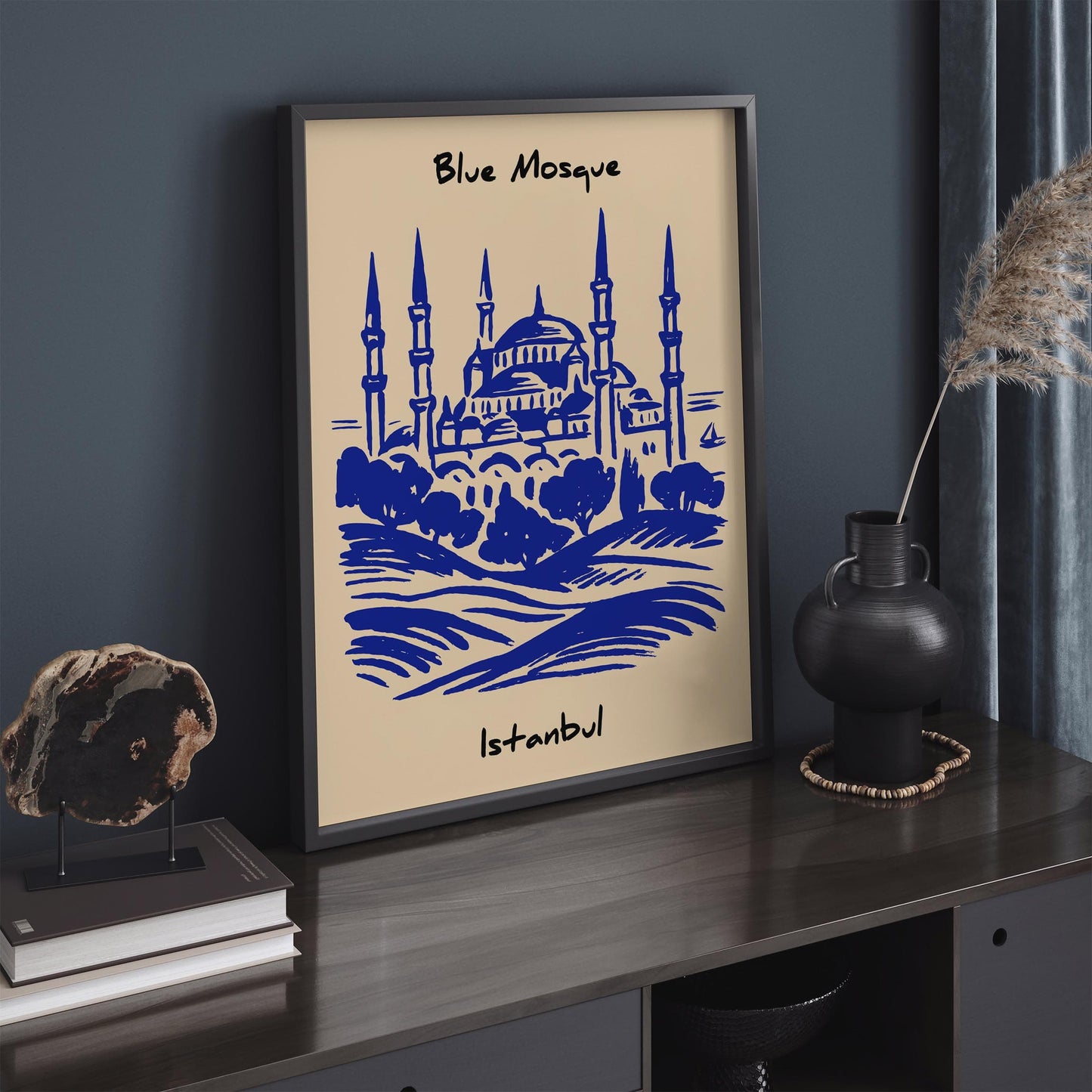 Blue Mosque Poster - Istanbul Travel Wall Art
