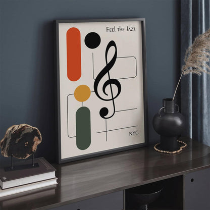 Feel The Jazz NYC Music Club Poster