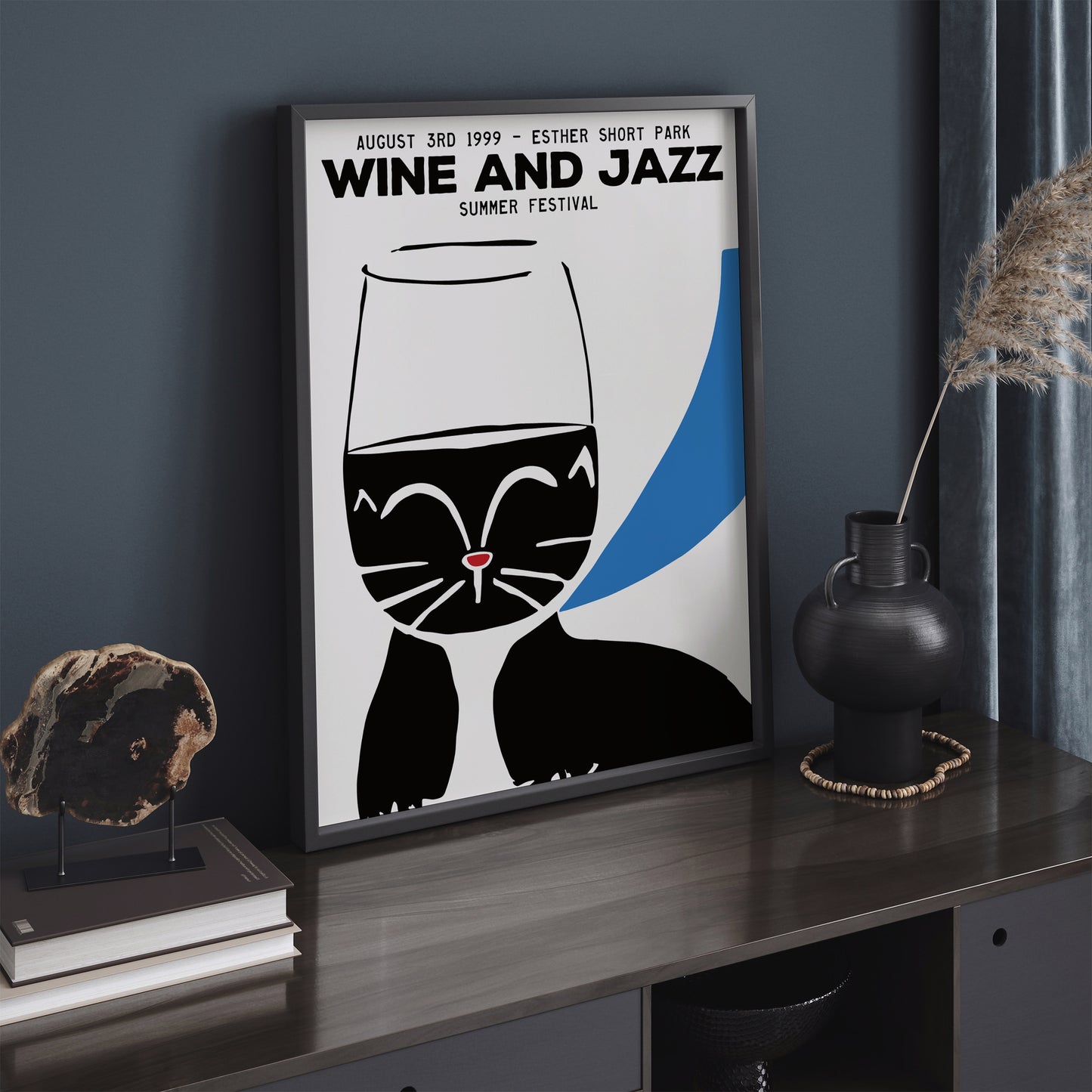 Wine and Jazz Summer Festival Poster