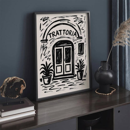 Trattoria Italian Restaurant Art Print