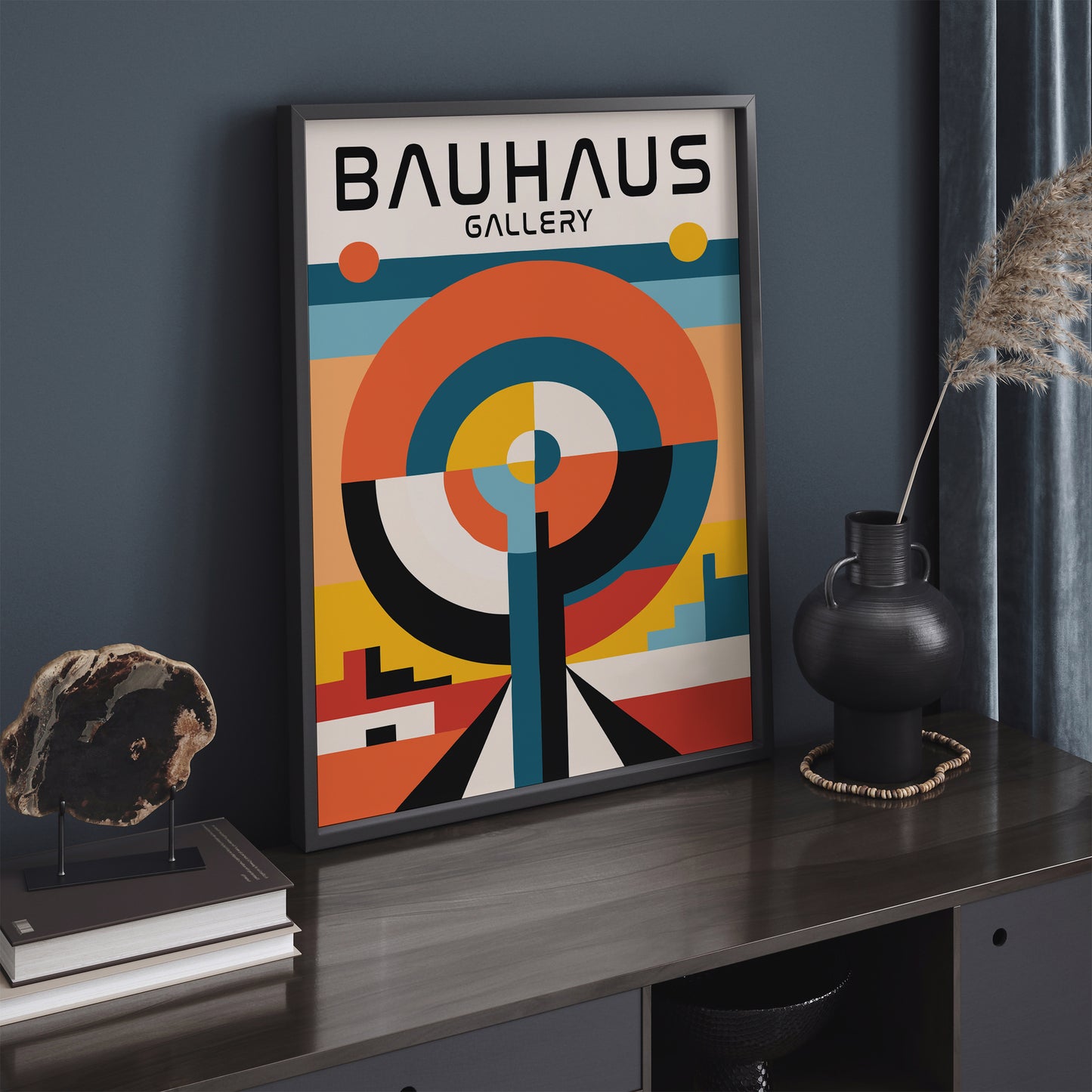 Bauhaus Gallery Modern Geometric Print