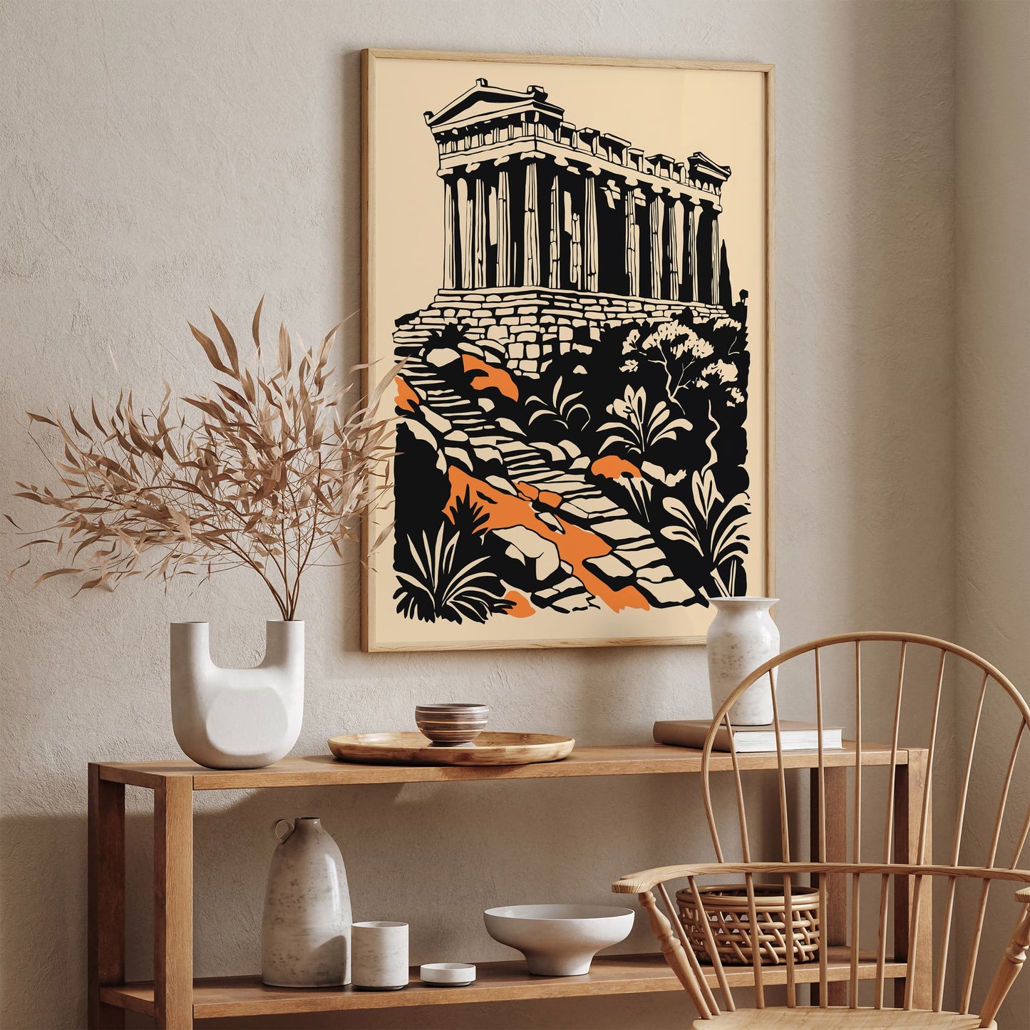 Acropolis of Athens Greece Ancient Architecture Poster