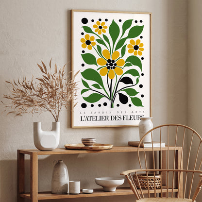 Vintage French Flower Art Print