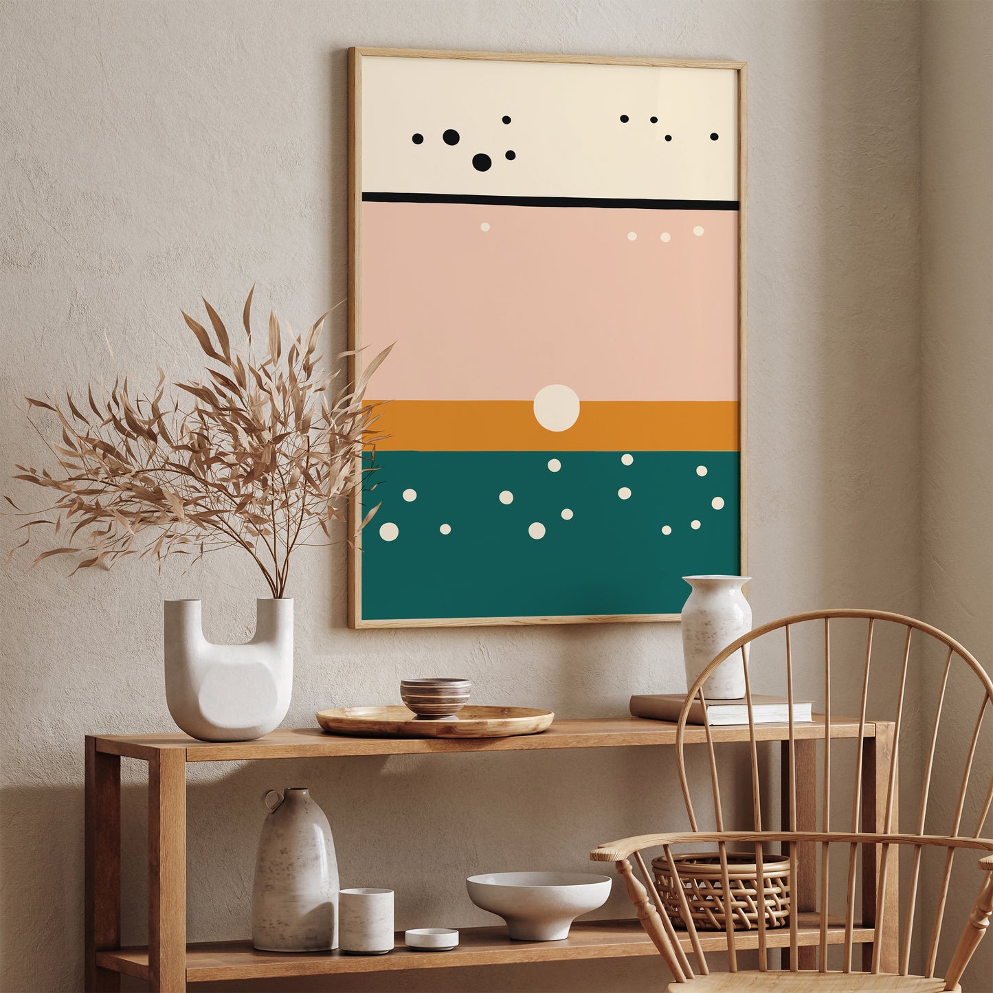 Mid Century Modern Minimalist Print