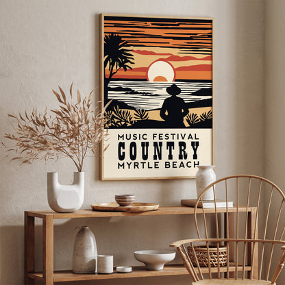 Myrtle Beach Country Music Festival Poster