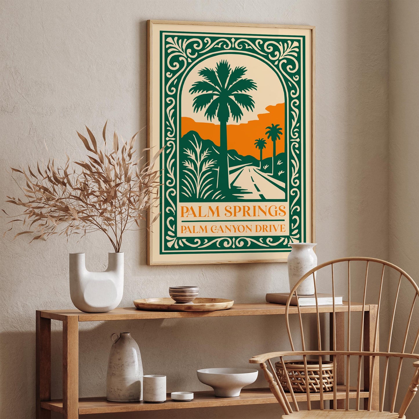 Palm Springs Palm Canyon Drive Poster