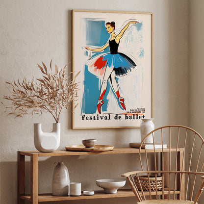 Festival De Ballet French Ballerina Poster