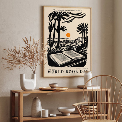 Book Day Holiday Time Book Lovers Poster