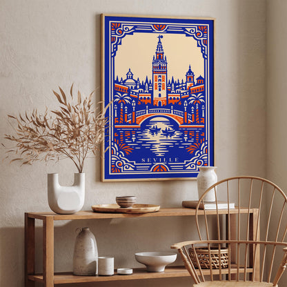 Seville Spain Travel Poster
