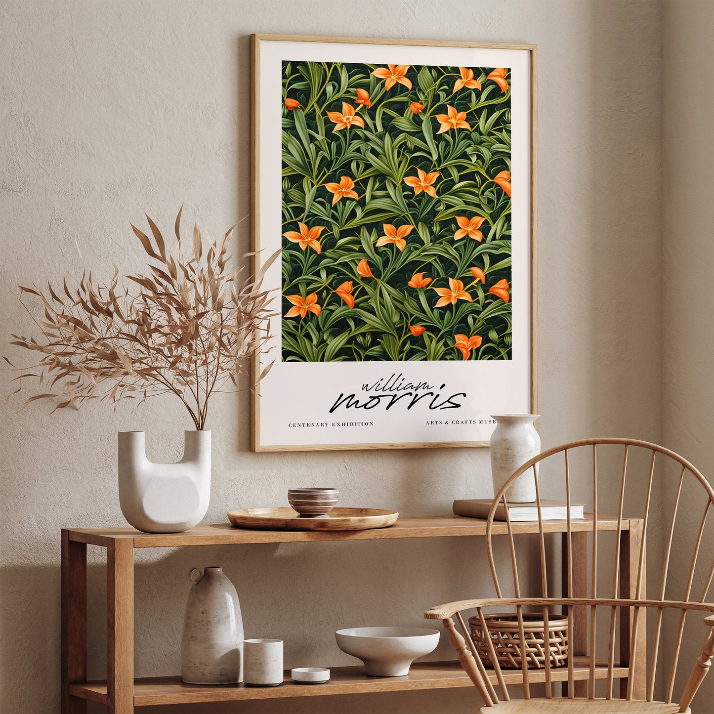 Morris Patterned Decor Floral Poster