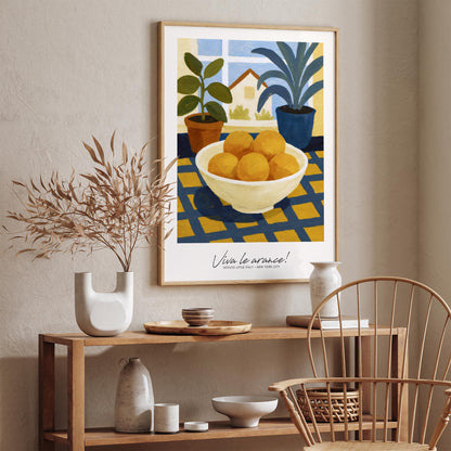 Viva le arance! Poster - Little Italy NYC Wall Art