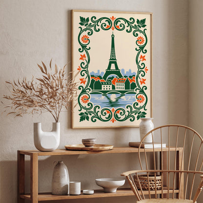 Paris France Poster – Cityscape Wall Art