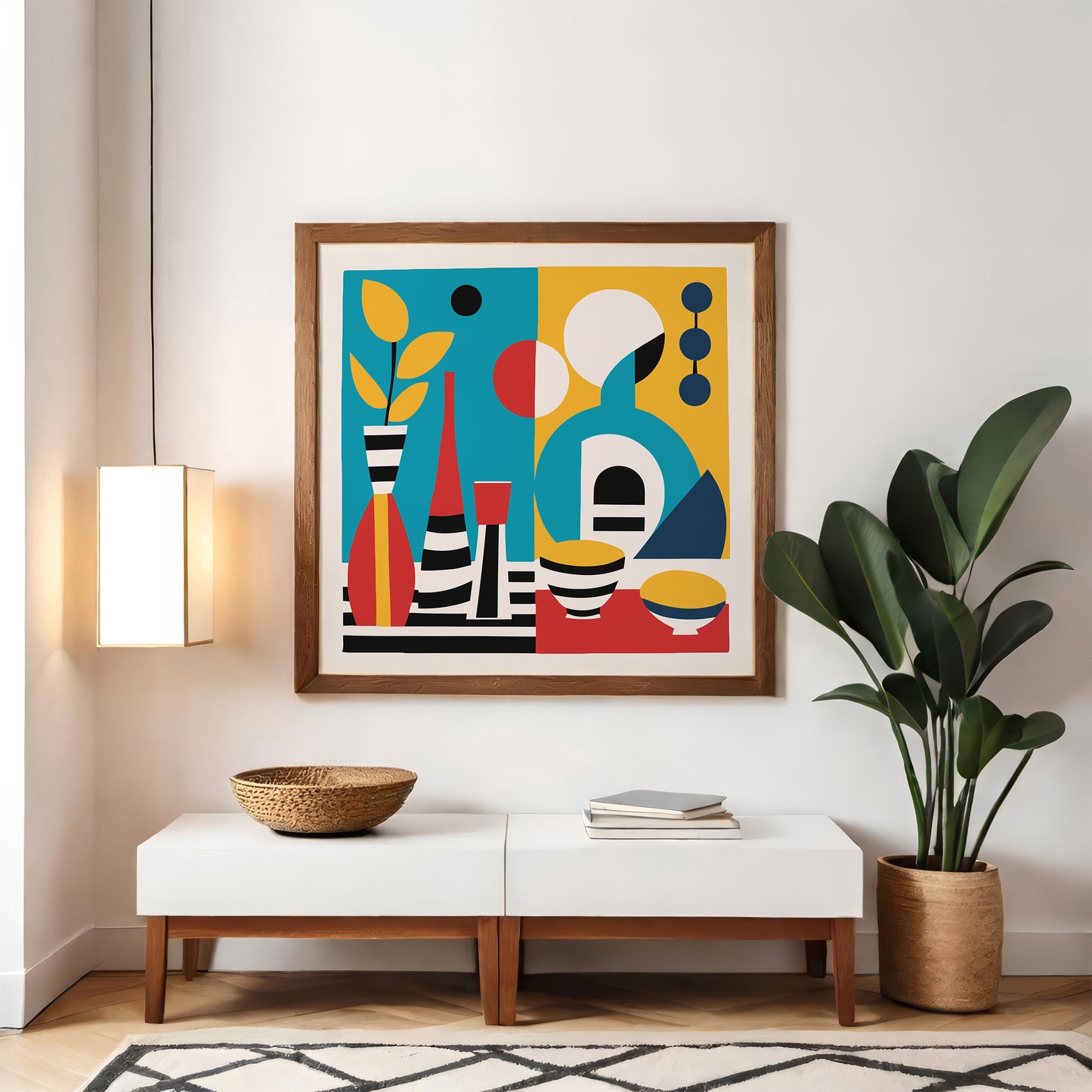 Modern Contemporary Abstract Square Wall Art