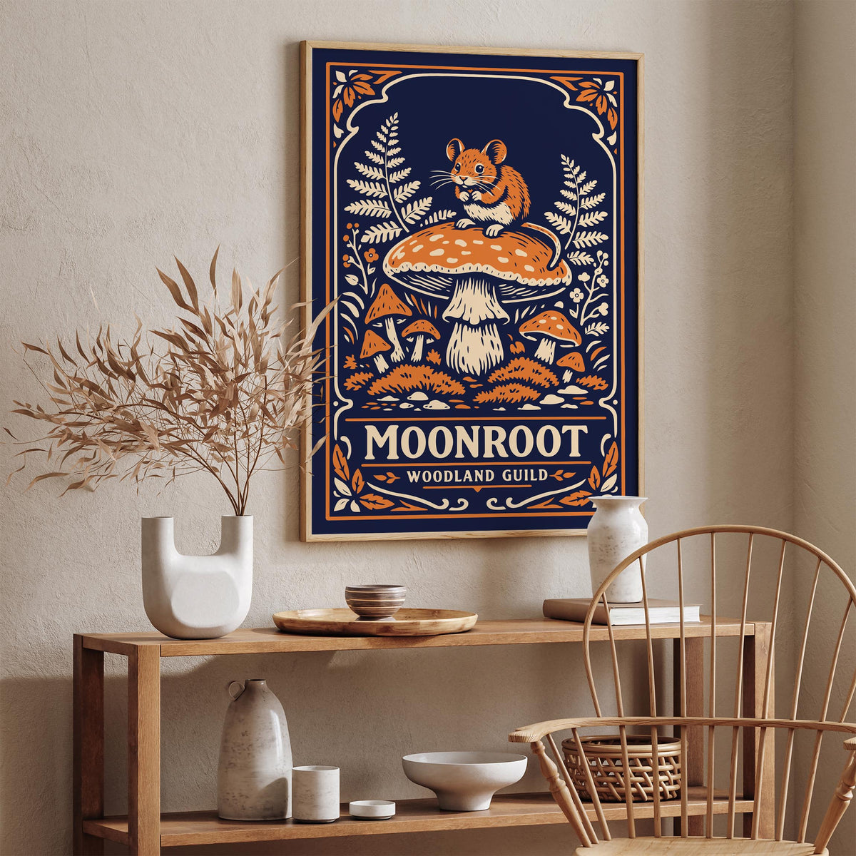Moonroot Woodland Guild Poster