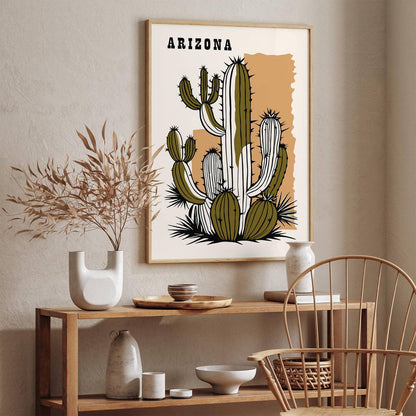 Arizona Cactus Poster