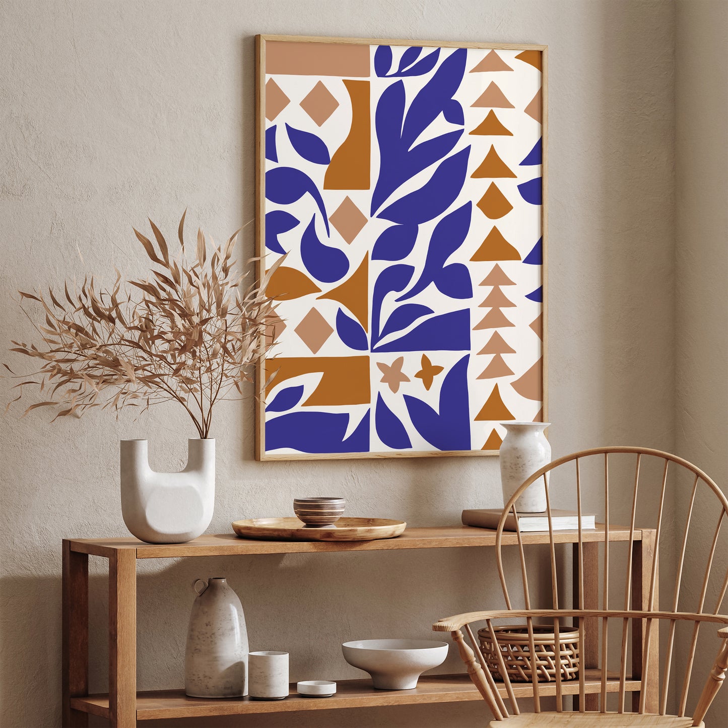 Boho Chic Abstract Modern Art Print