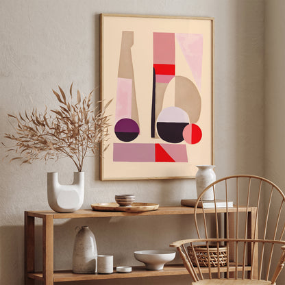 Abstract Still Life Illustrated Poster